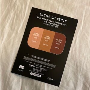 Chanel Ultra le Teint 24 hour wear, sweat proof makeup foundation